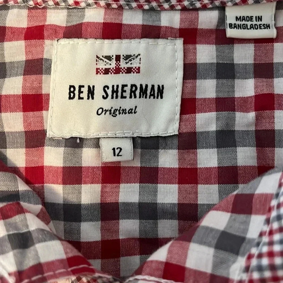 Ben Sherman button down dress shirt size 12 - Picture 2 of 7